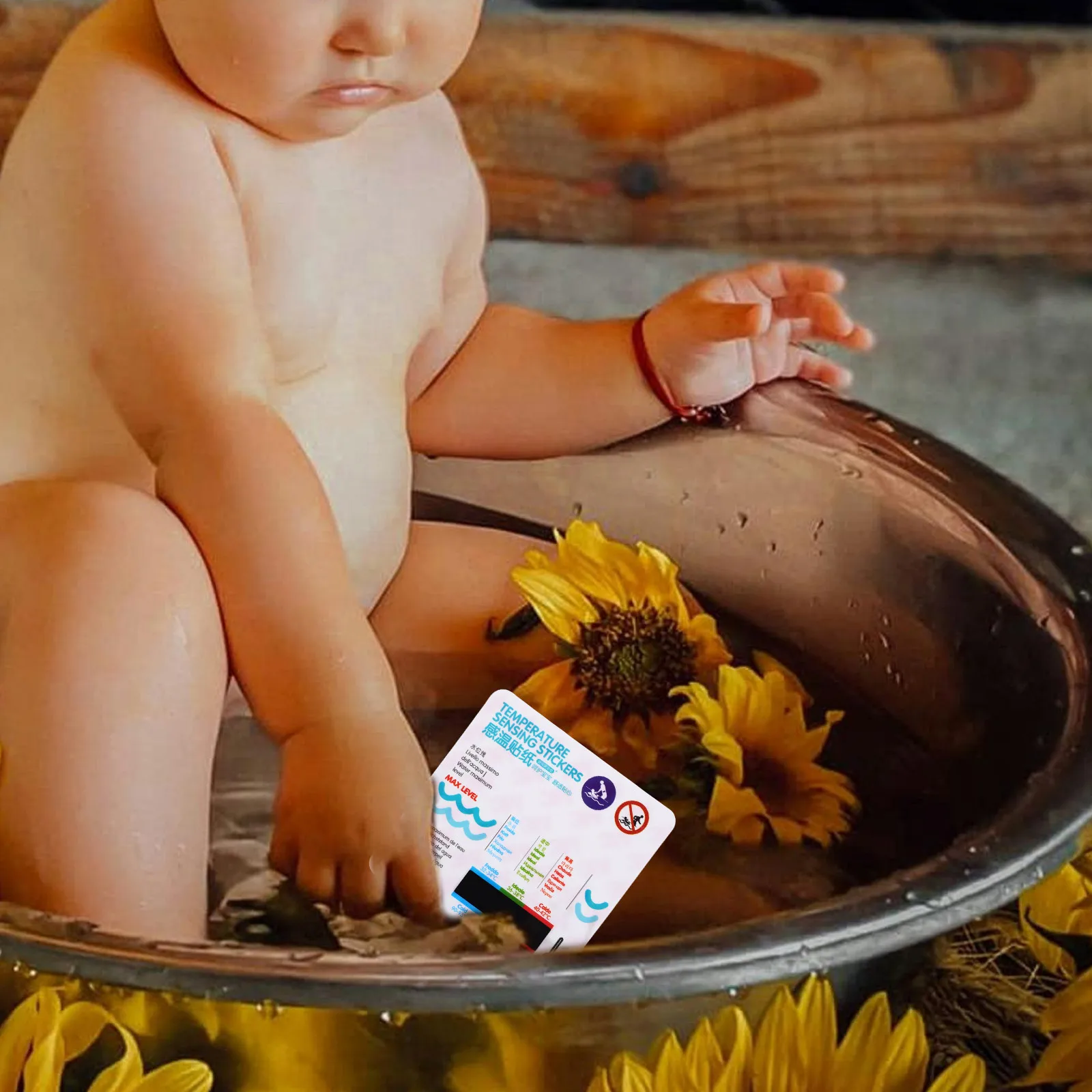 Наклейка на термометр для детской ванны