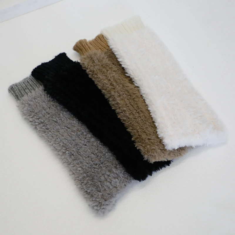 Женские гетры из искусственного меха - Фотография_6