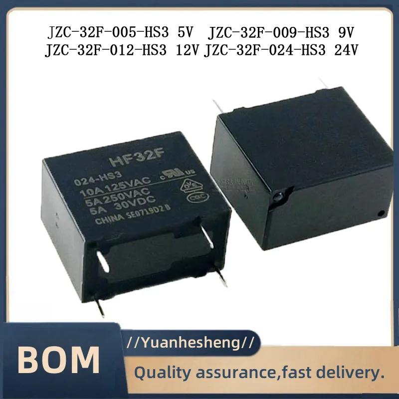 Оригинальный jzc-32f-012-hs3 hf32f-005/009/012/024/реле