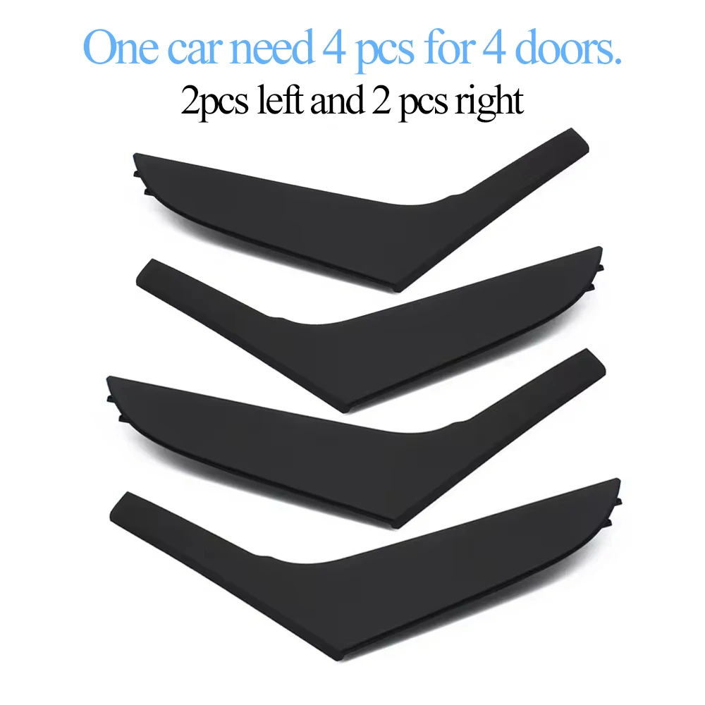 Черная левая и правая внутренняя дверная ручка - Фотография_3