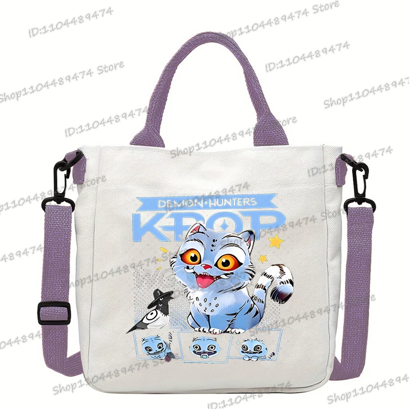 Новые аниме женские и мужские сумки через плечо с героями мультфильмов - Фотография_3