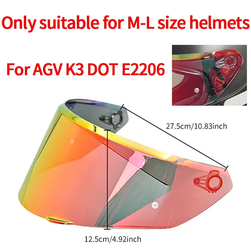 Козырек для шлема для нового agv k3 dot (e2206) k3 2023 2024 - Фотография_6
