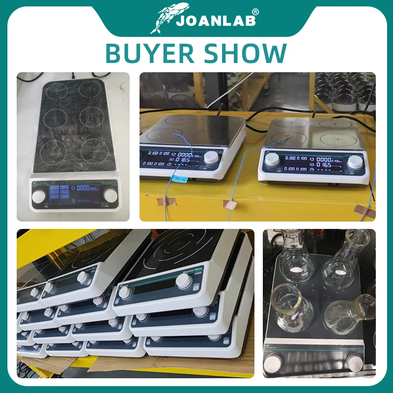Многопозиционная магнитная мешалка joanlab с подогревом - Фотография_6