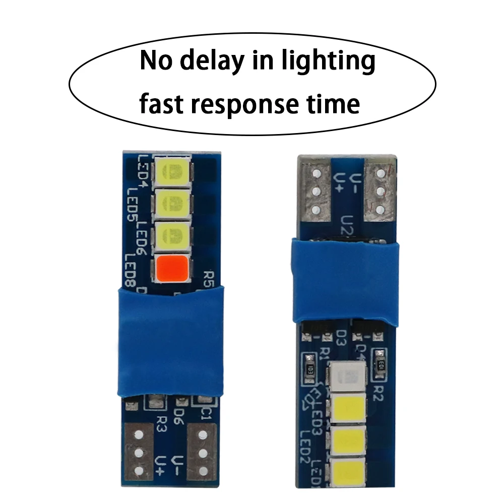 Canbus w5w t10 8smd 2835 автоматический - Фотография_4