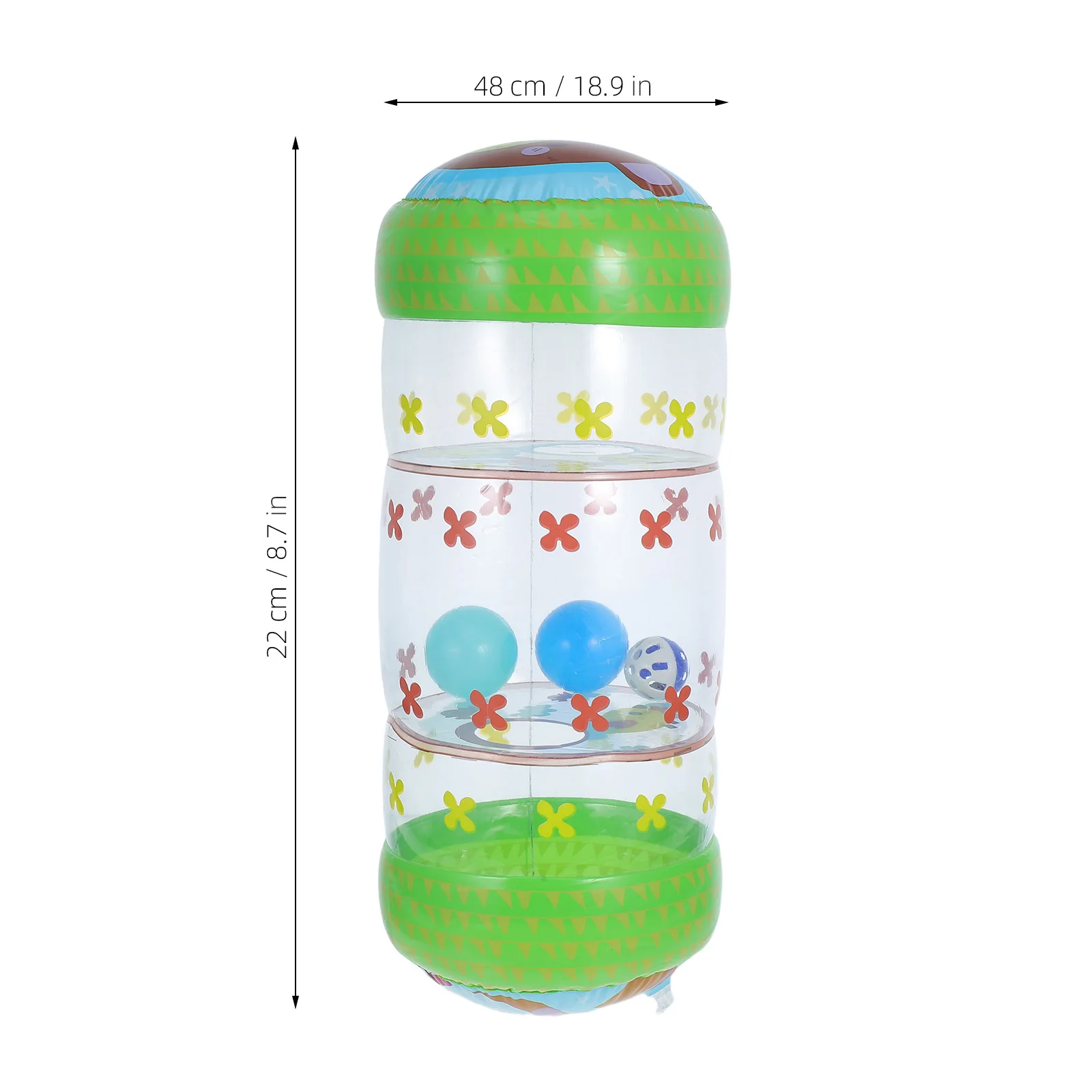 Надувной детский роликовый колокольчик для ползания - Фотография_3