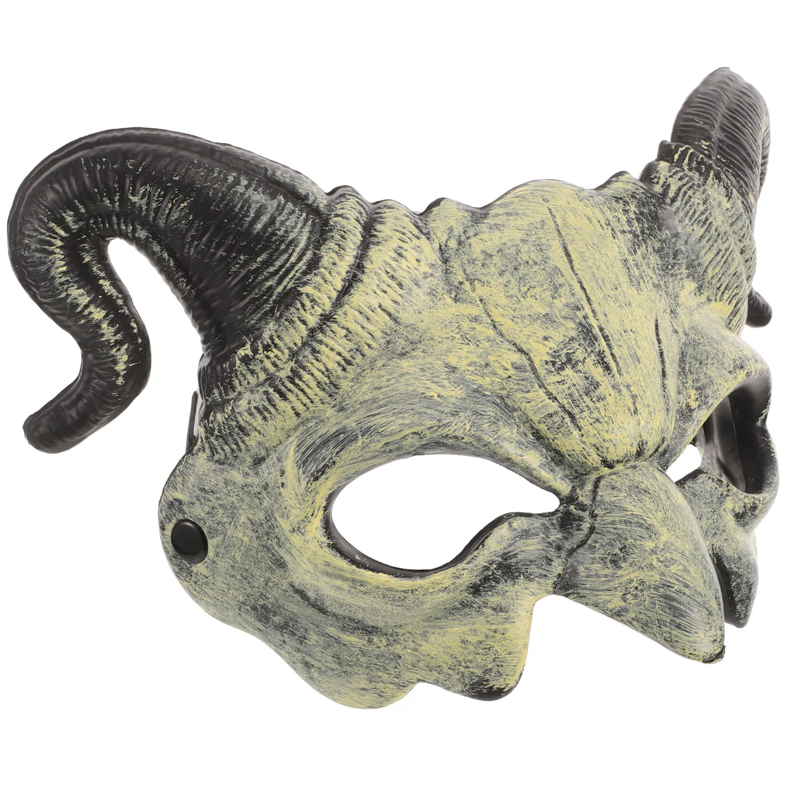 Маска с овечьим рогом