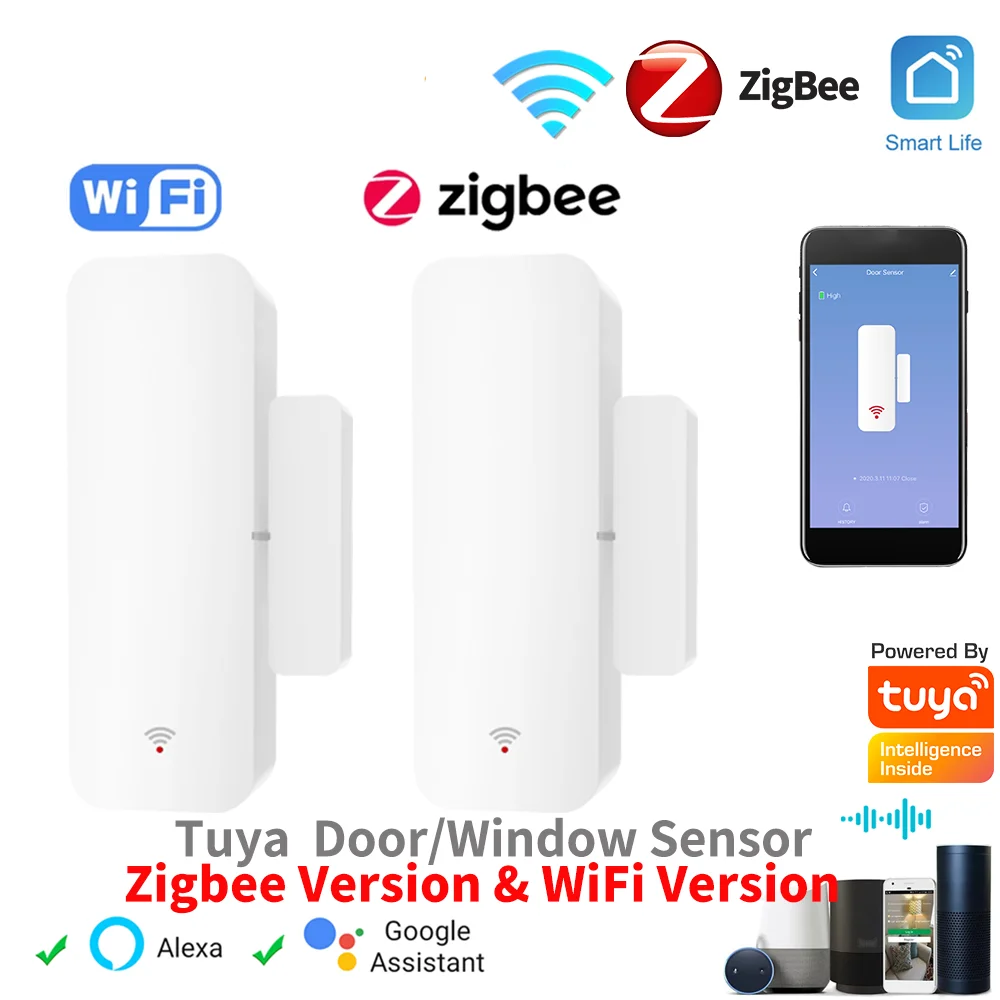 Wi-fi tuya zigbee датчик двери