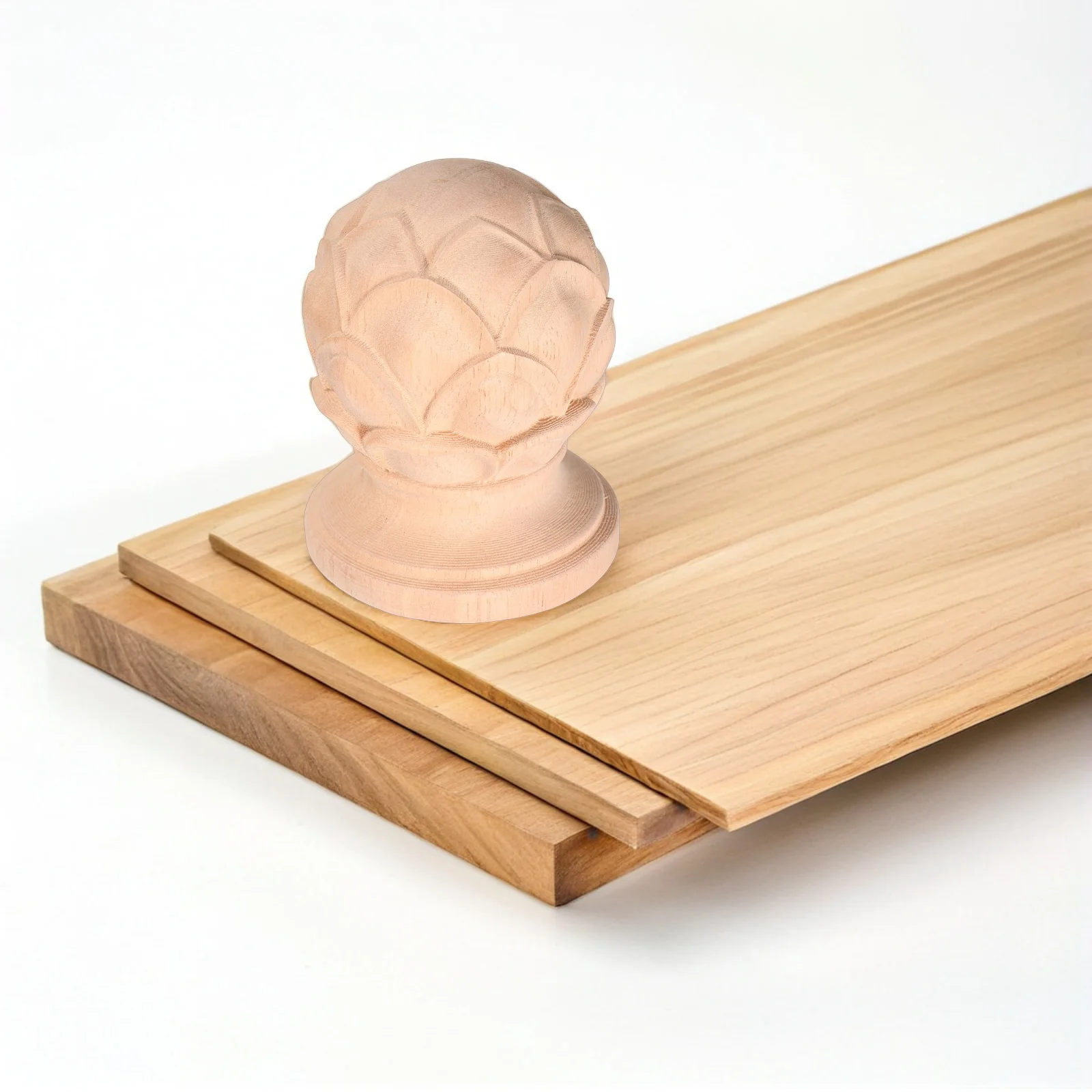 Европейская резная деревянная лестница - Фотография_2