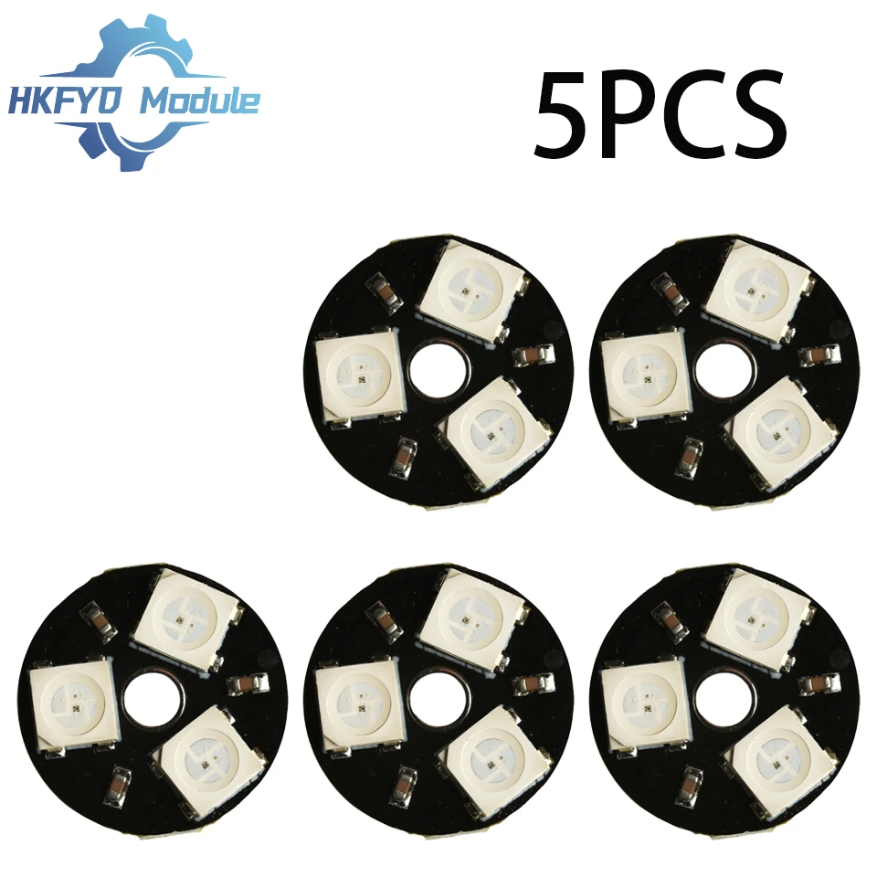 Ws2812 3-битный светодиодный фонарь - Фотография_6