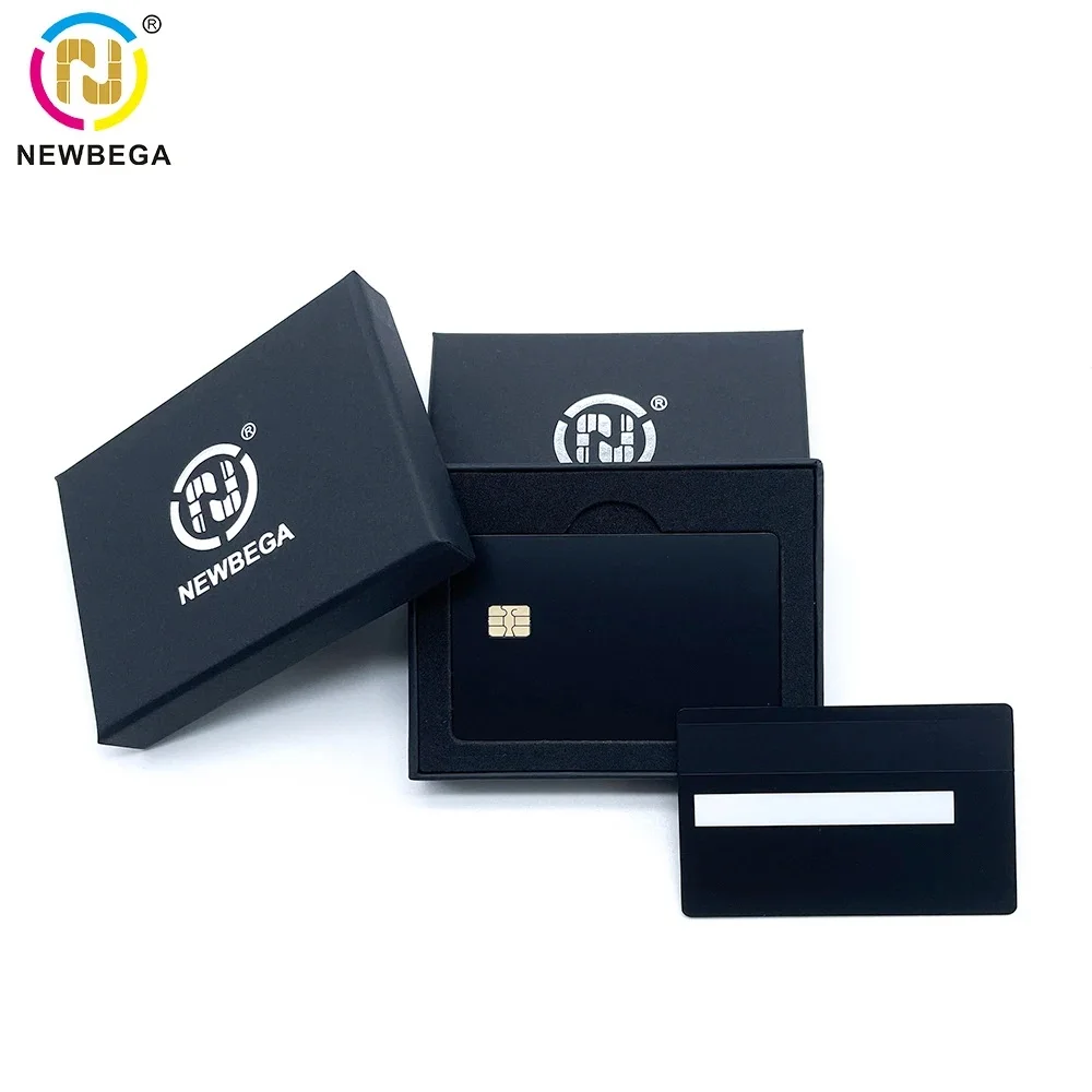 Чип contact sle4442 smart ic blank metal card - Фотография_4