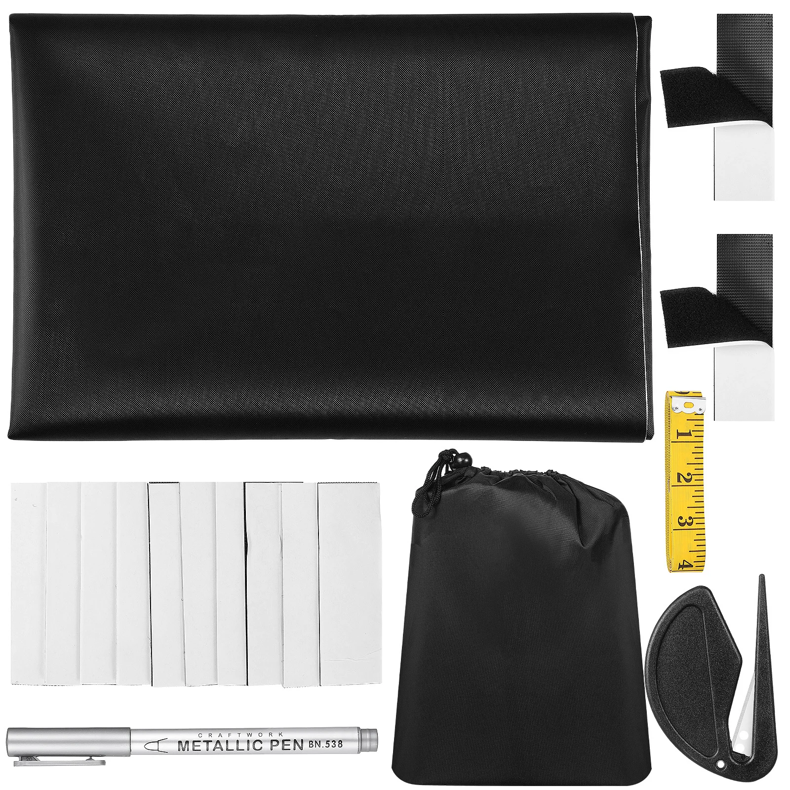 1 комплект, затемняющая оконная крышка 300x145 см