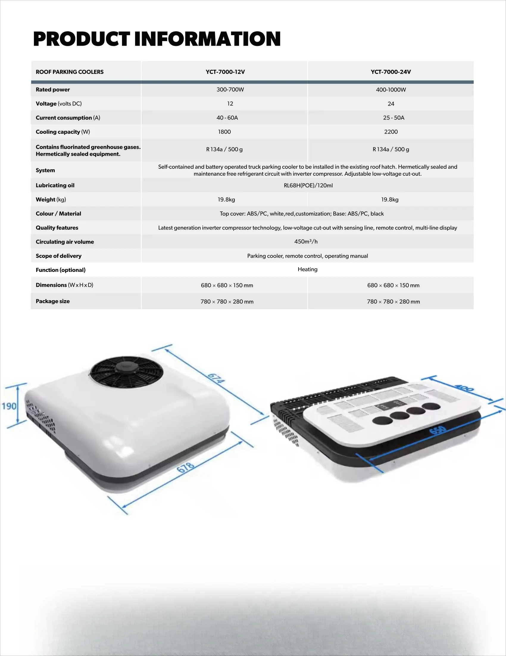 На крыше 12-вольтовый кондиционер на крыше - Фотография_6