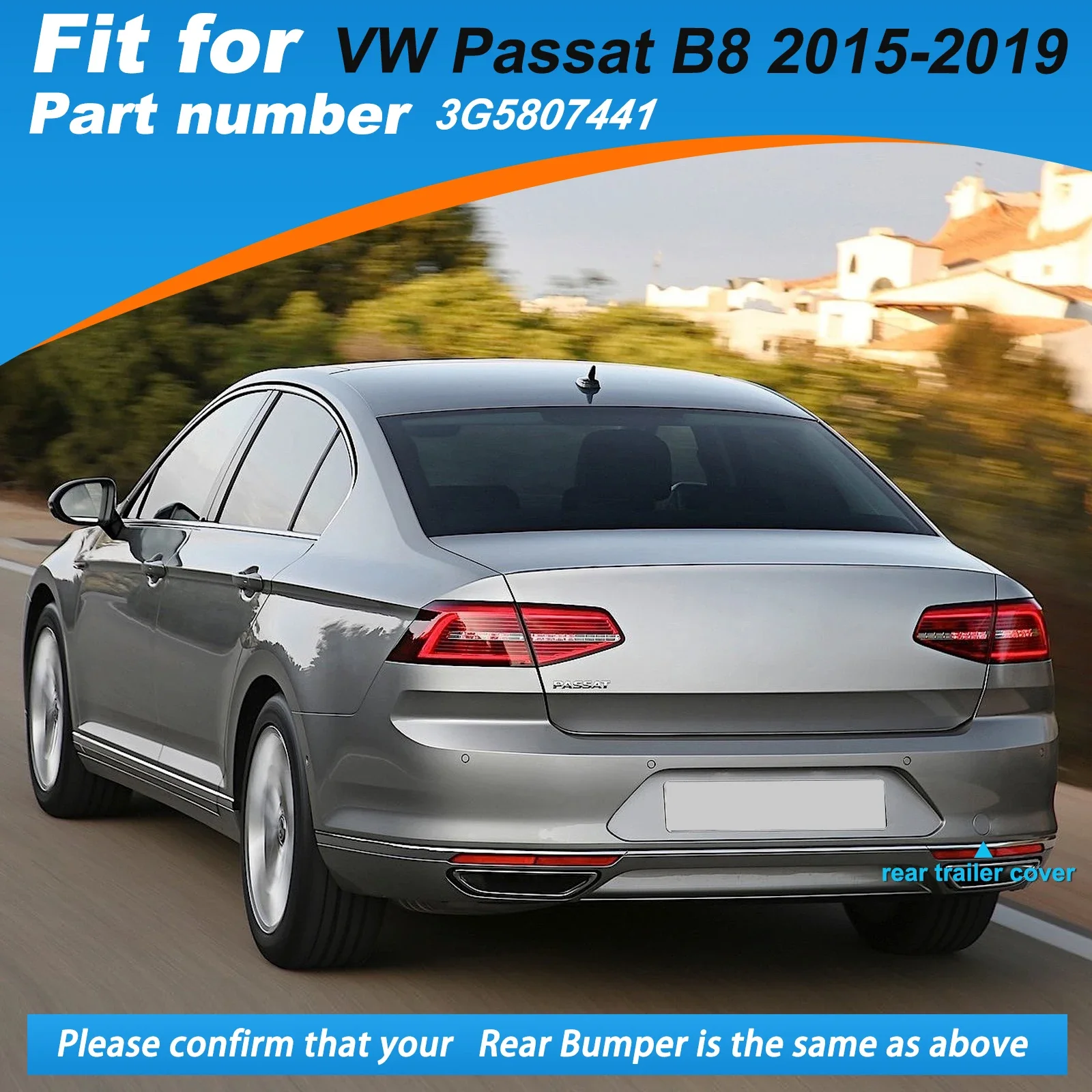 Крышка фаркопа заднего бампера - Фотография_4