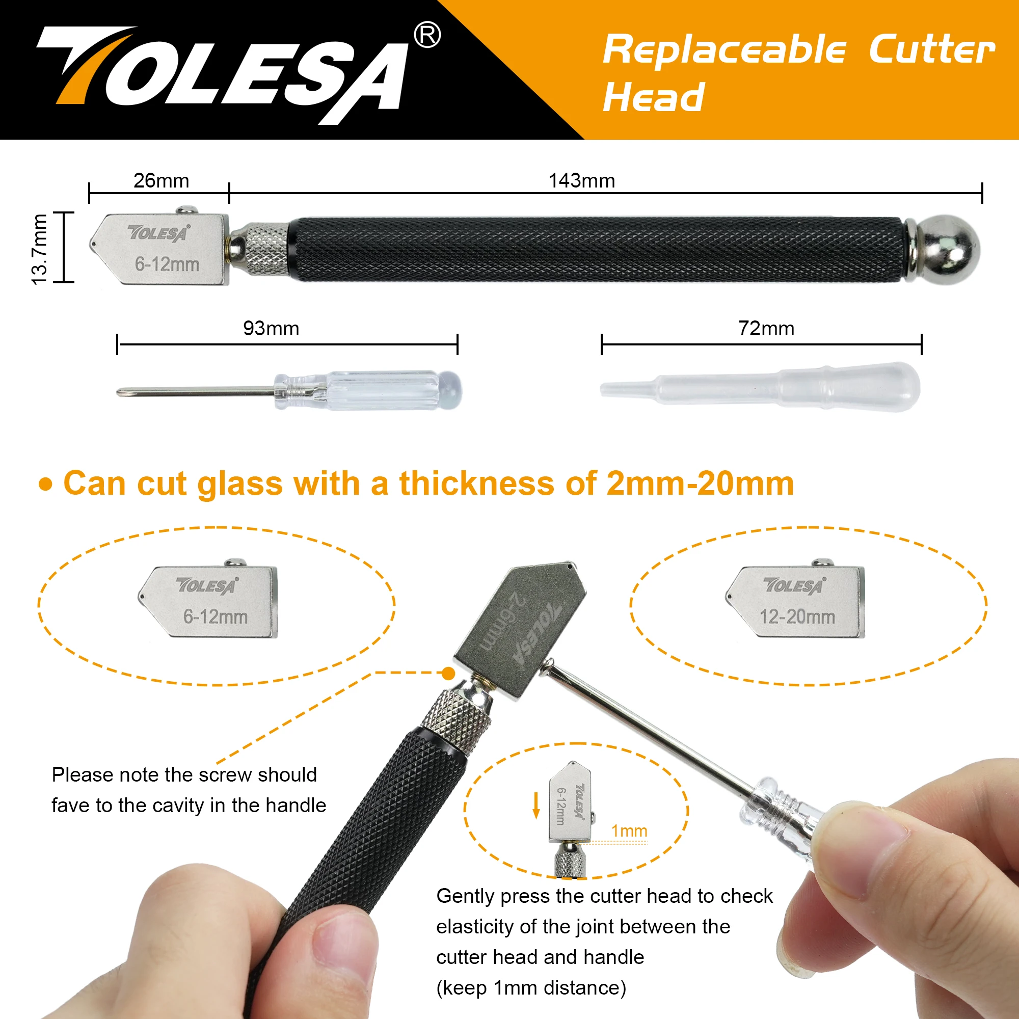 Комплекты стеклорезов tolesa 2–20 мм - Фотография_2