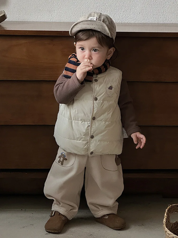 Двусторонний пуховый жилет для младенцев и малышей - Фотография_4