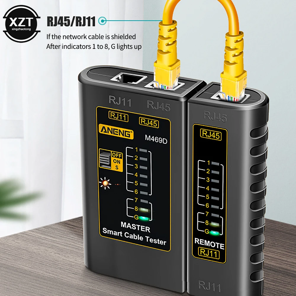 Высококачественный тестер сетевого кабеля m469d rj45