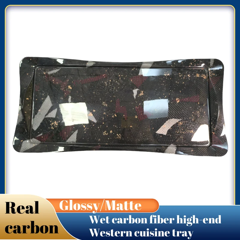 Поднос из сухого углеродного волокна 3k 30x25 см