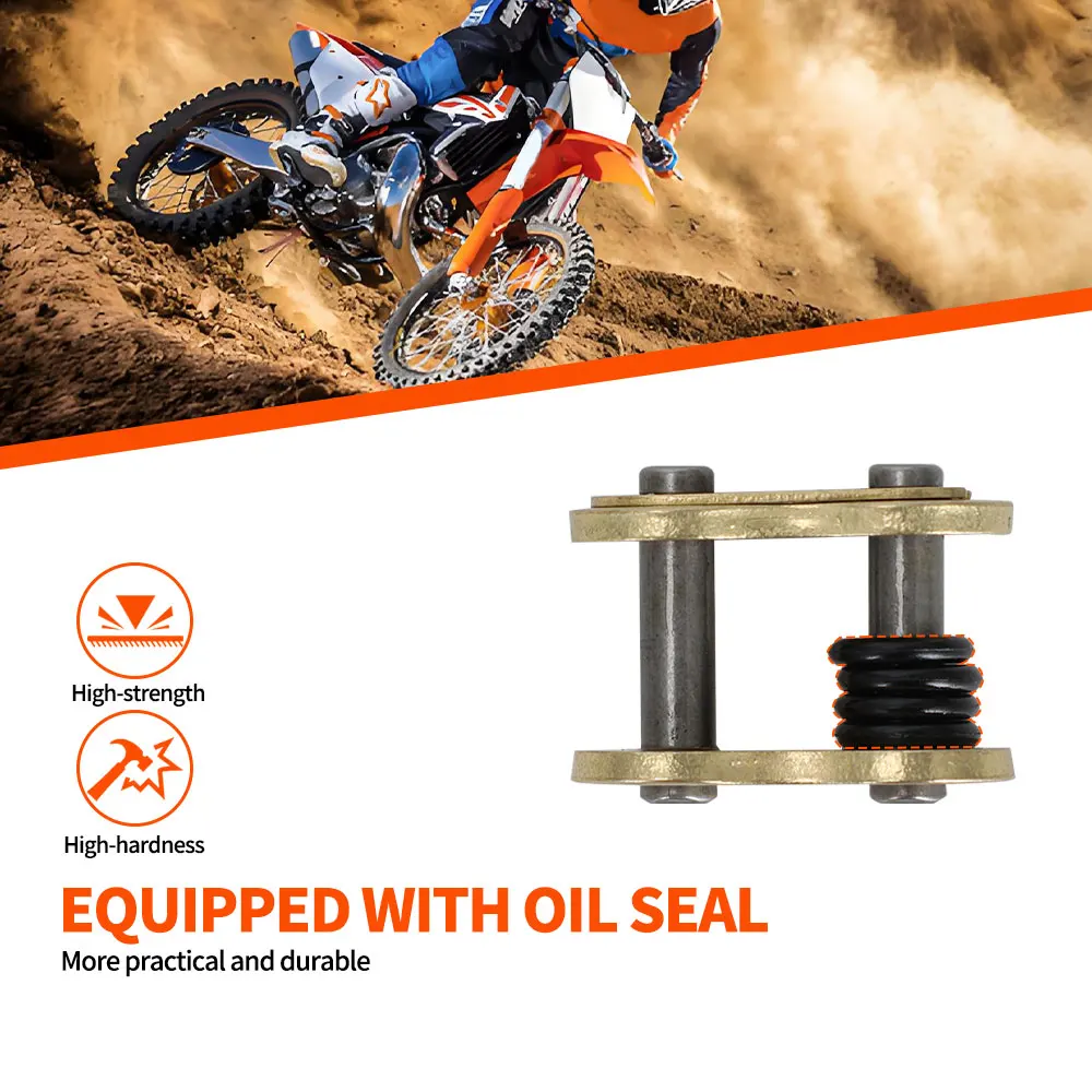 Кольцевая пряжка цепи мотоцикла 420 428 520 525 530 - Фотография_5