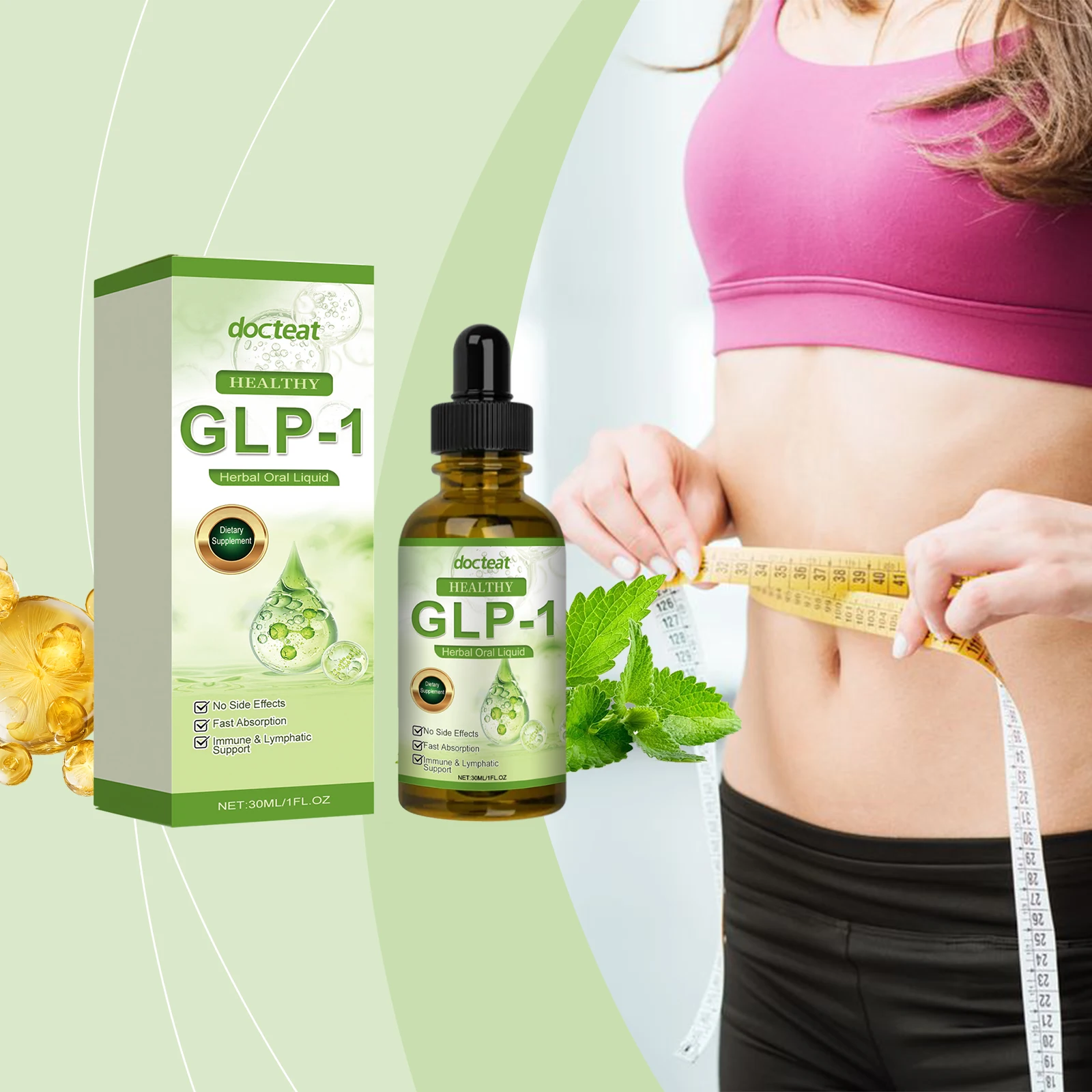 Glp-1 натуральные усовершенствованные жидкости для ухода за телом - Фотография_2