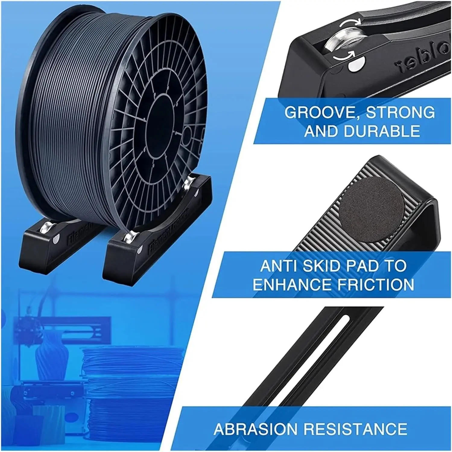 Держатель для катушки наполнителя 3d-принтера с abs pla petg