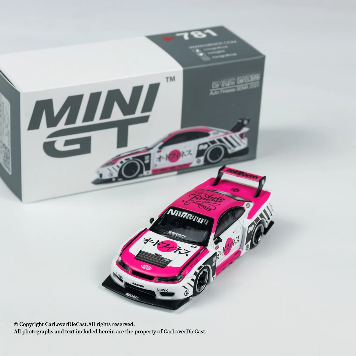 Minigt 1:64 lb-super silhouette s15 silvia auto finesse sema 2023