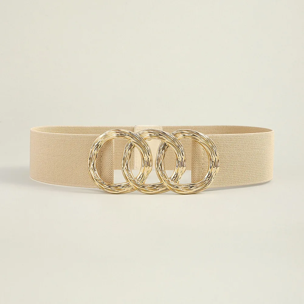 Модный простой пояс с пряжкой