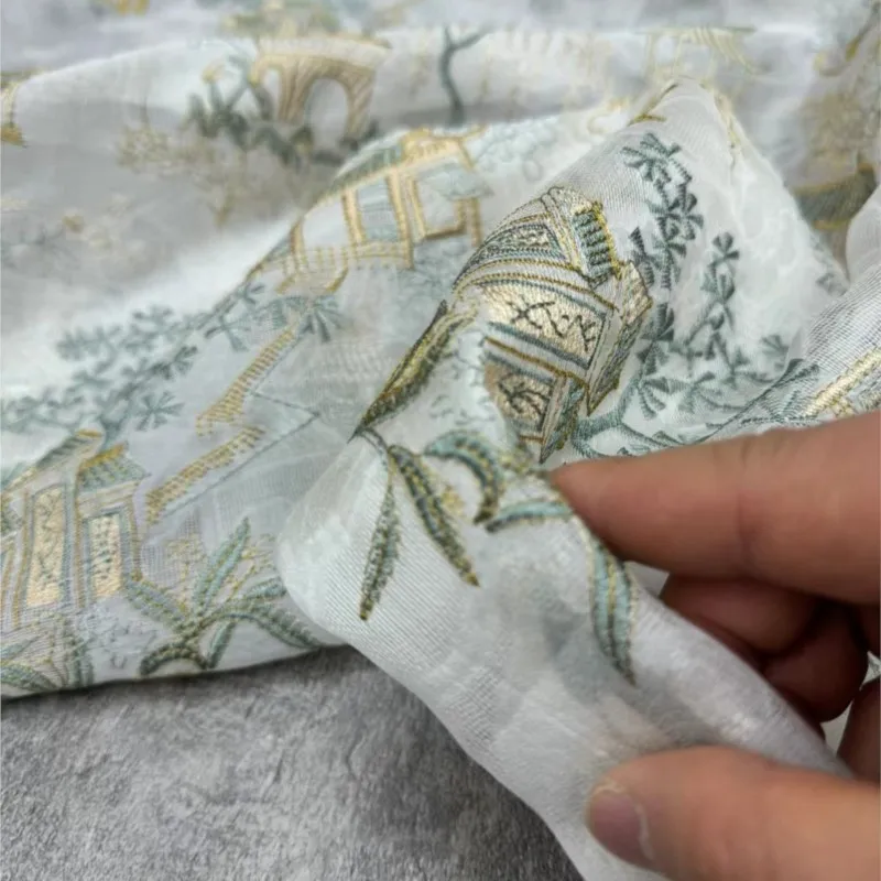 Новый китайский павильон из шелковой органзы - Фотография_2