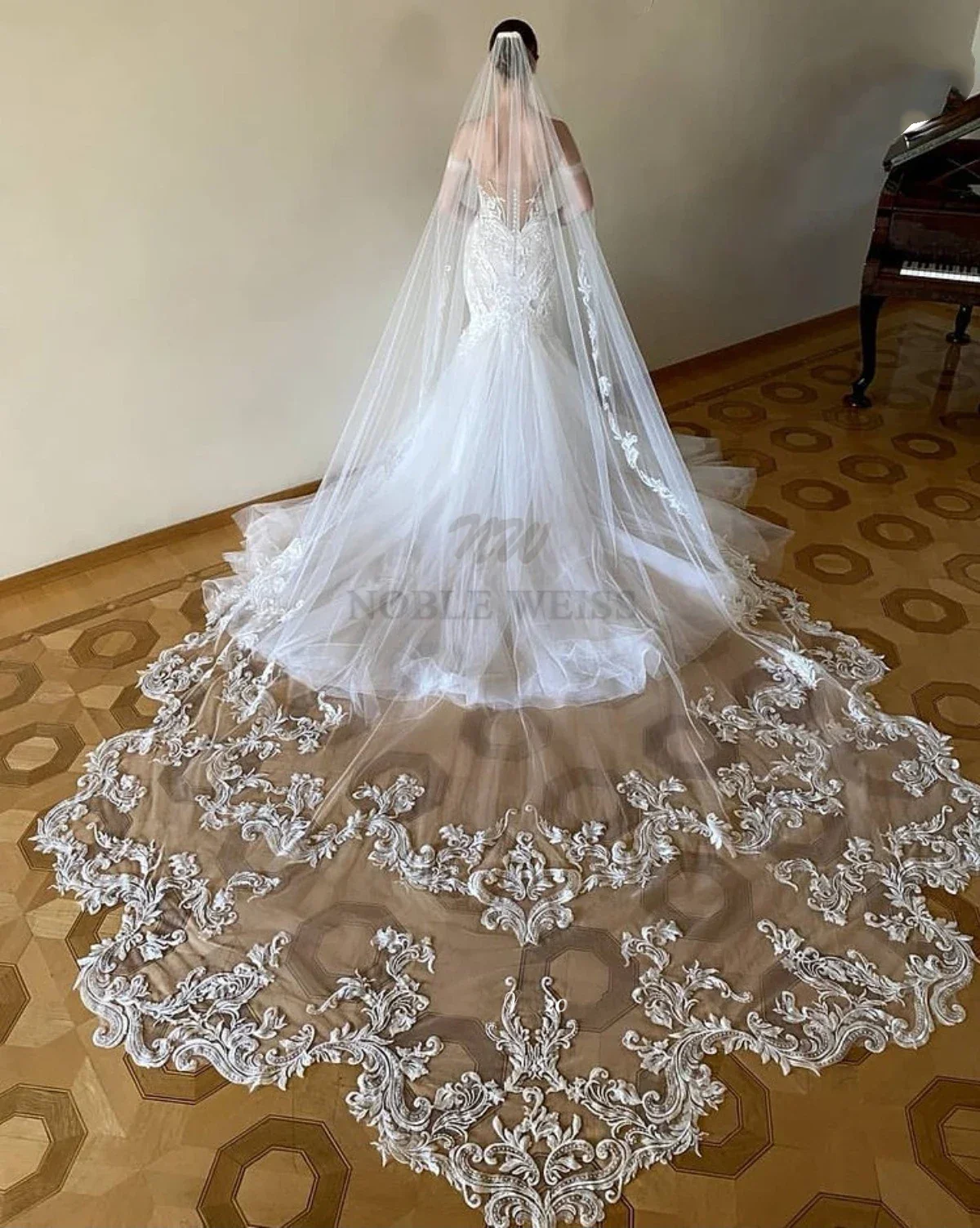 1t аппликация кружевная свадебная - Фотография_2