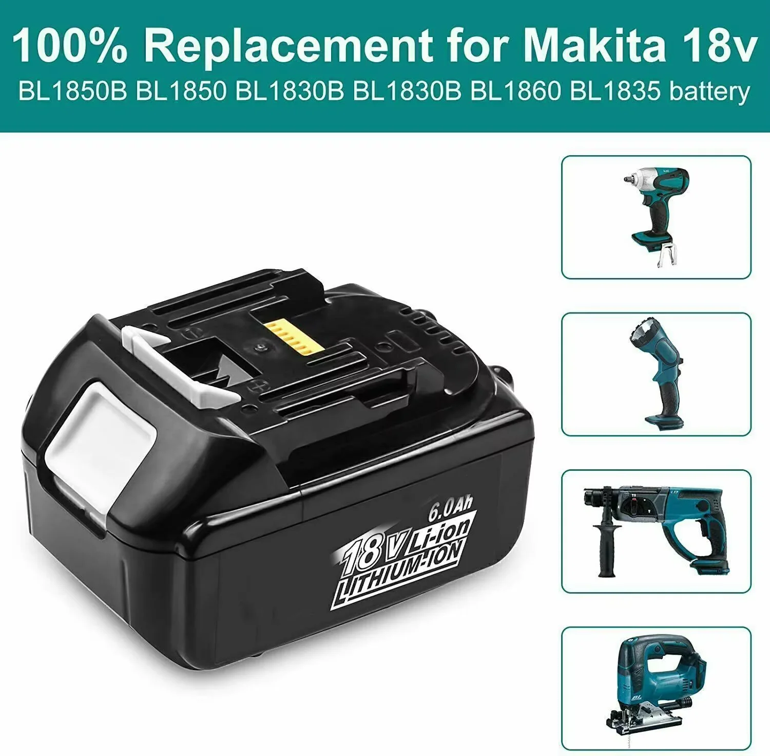 Для makita bl1830 18 в 6 - Фотография_6