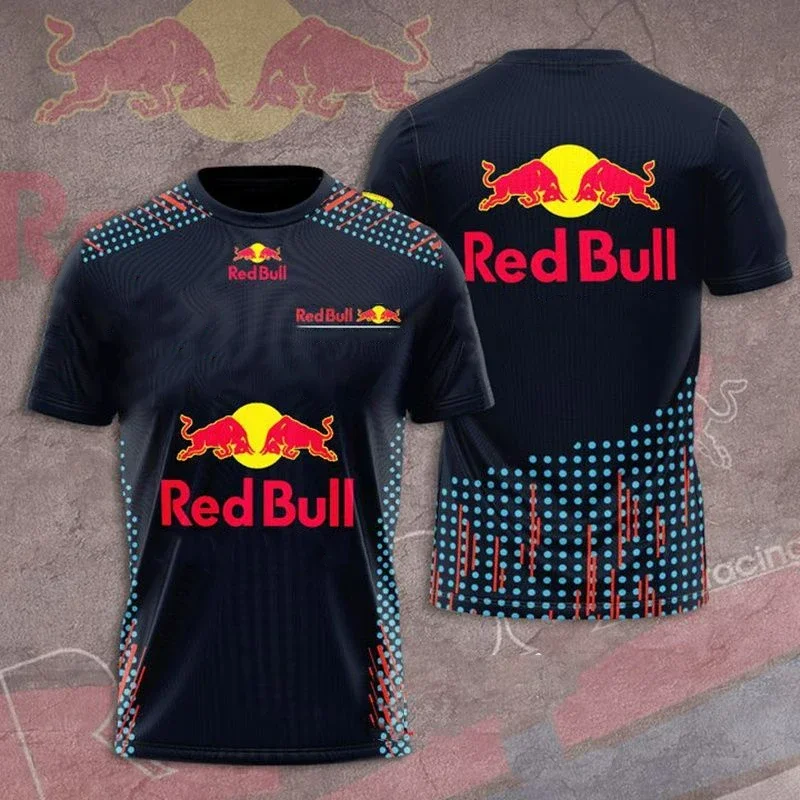 Новая спортивная футболка red bull с логотипом red bull - Фотография_3