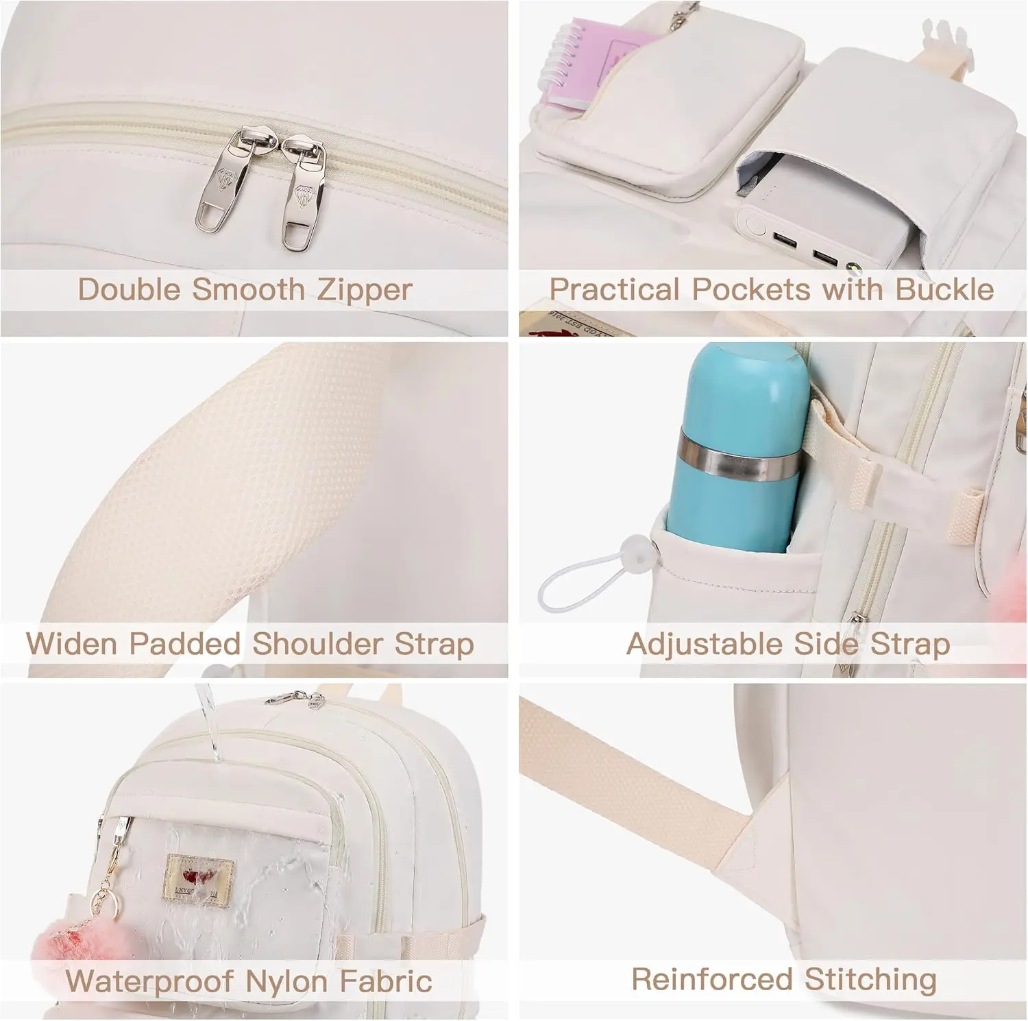 Lxygd рюкзак для ноутбука 15 - Фотография_5