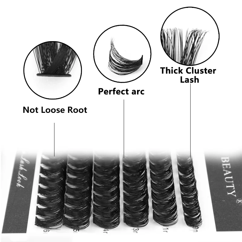 Пушистые кластерные ресницы 80d и 100d - Фотография_4