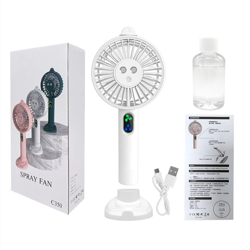 Летний уличный портативный мини-вентилятор с воздушным охлаждением - Фотография_6