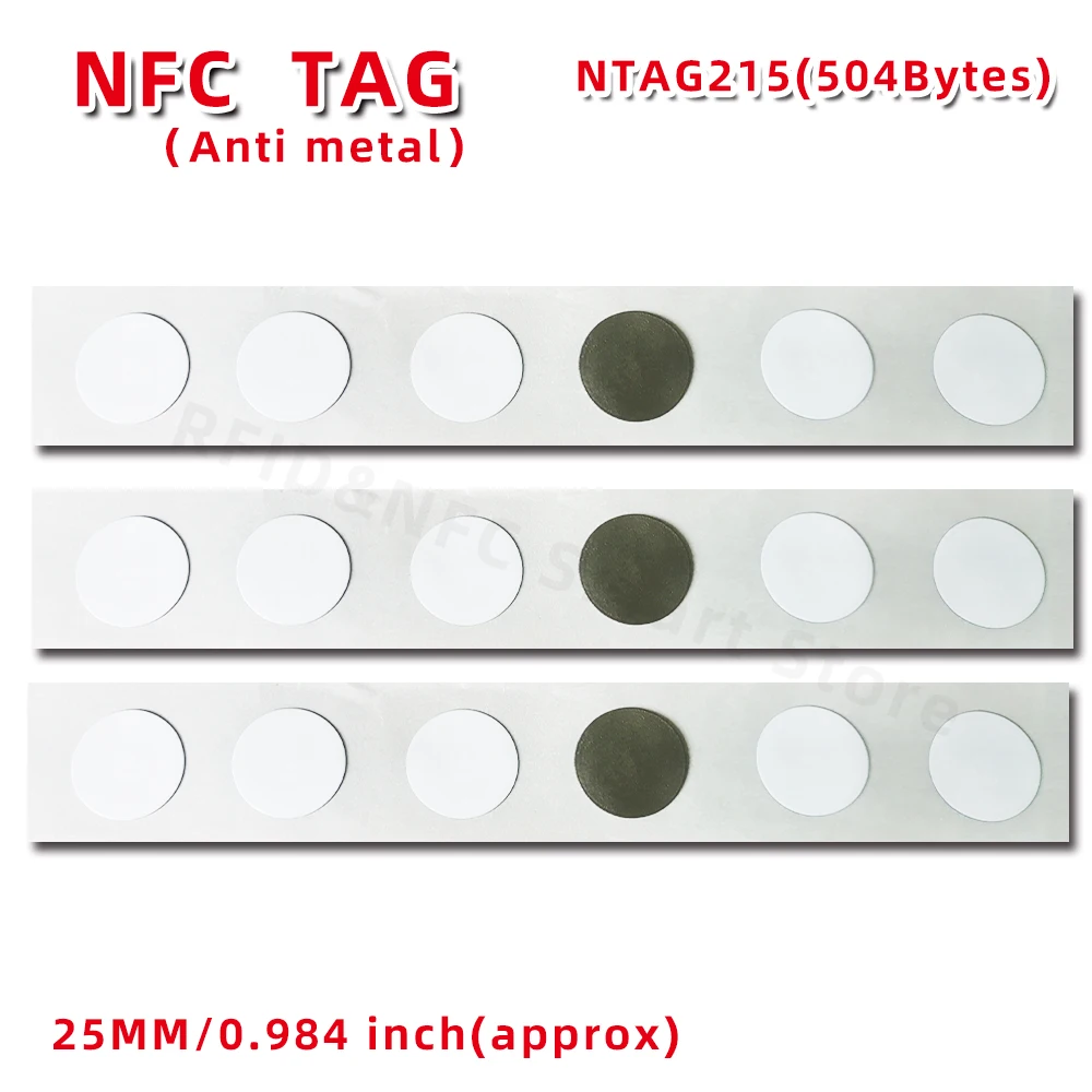 Nfc215 чип-метки на металлических