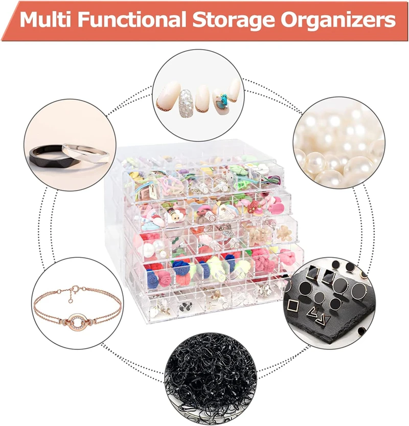 Прозрачный ящик для хранения ювелирных изделий - Фотография_3