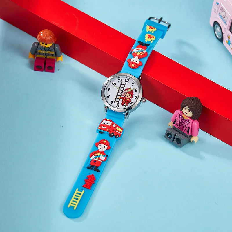 Детские часы с 3d мультяшным пожарным - Фотография_4
