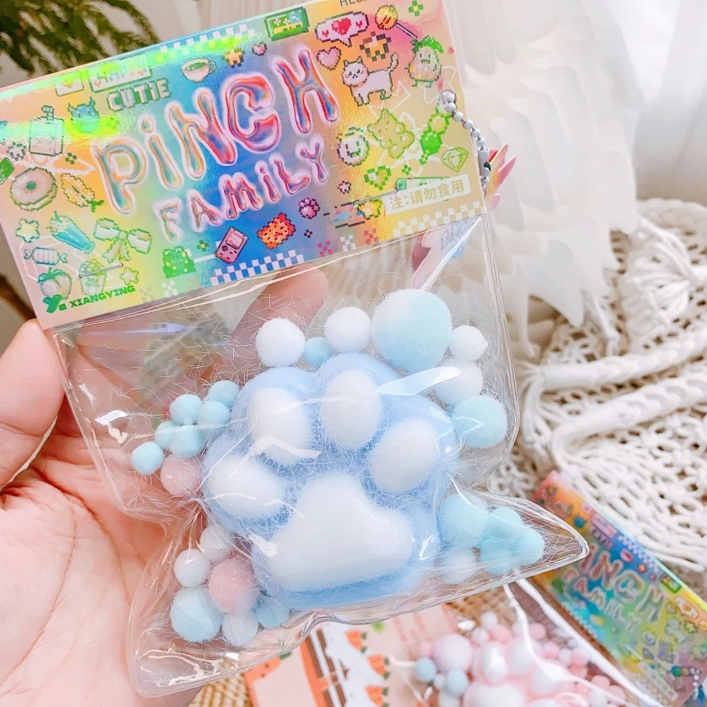 Мини полиуретановая игрушка-сжималка для кошек - Фотография_5