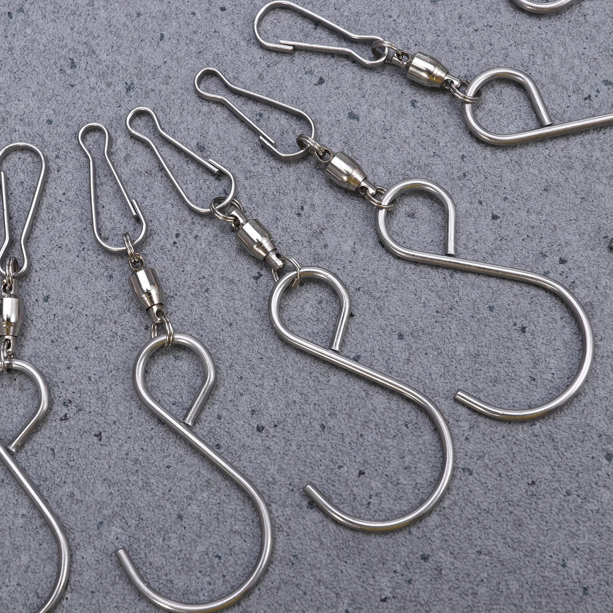 Поворотные s подвесные крючки серебряные - Фотография_3