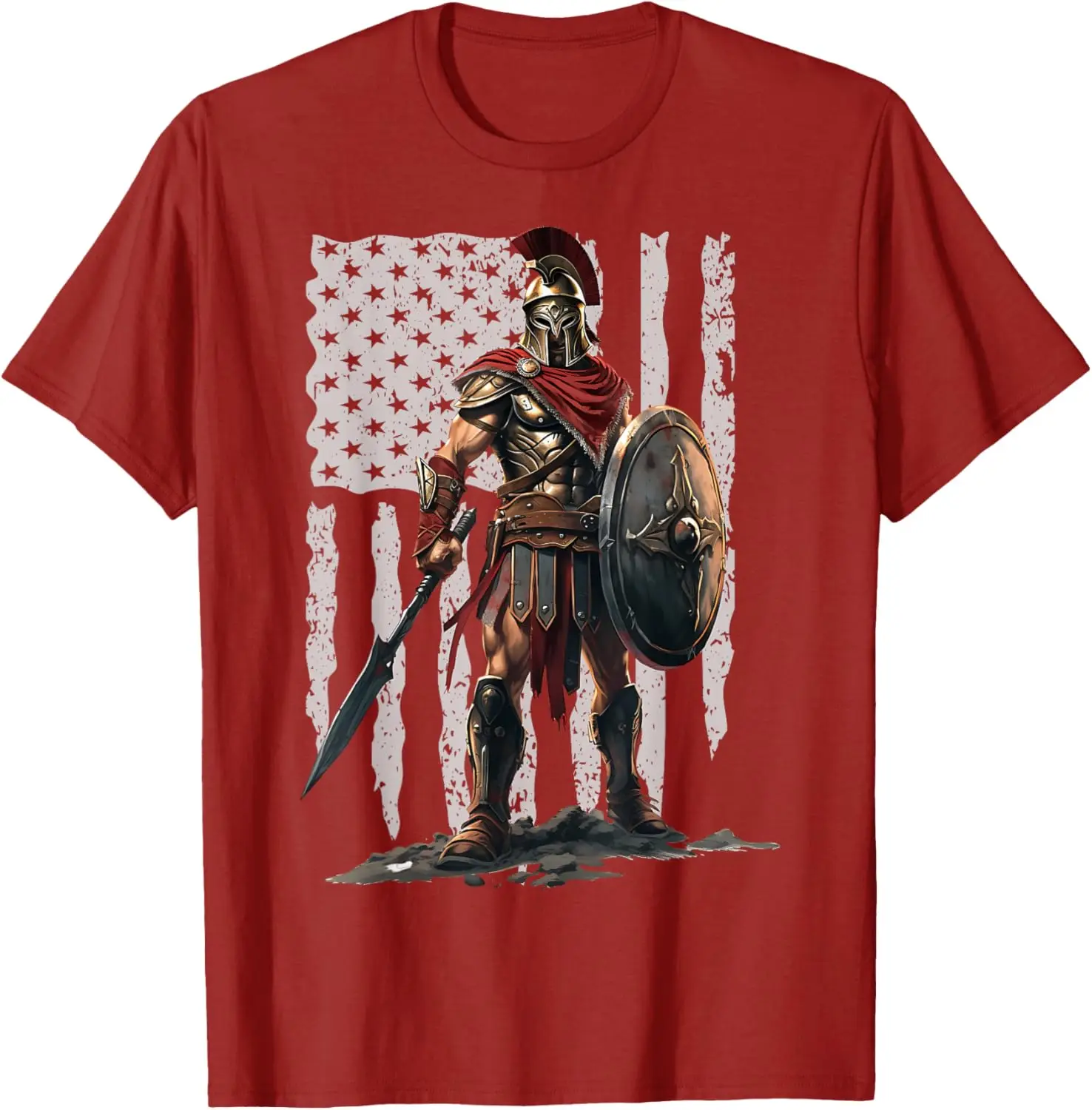 Футболка с американским флагом - Фотография_3