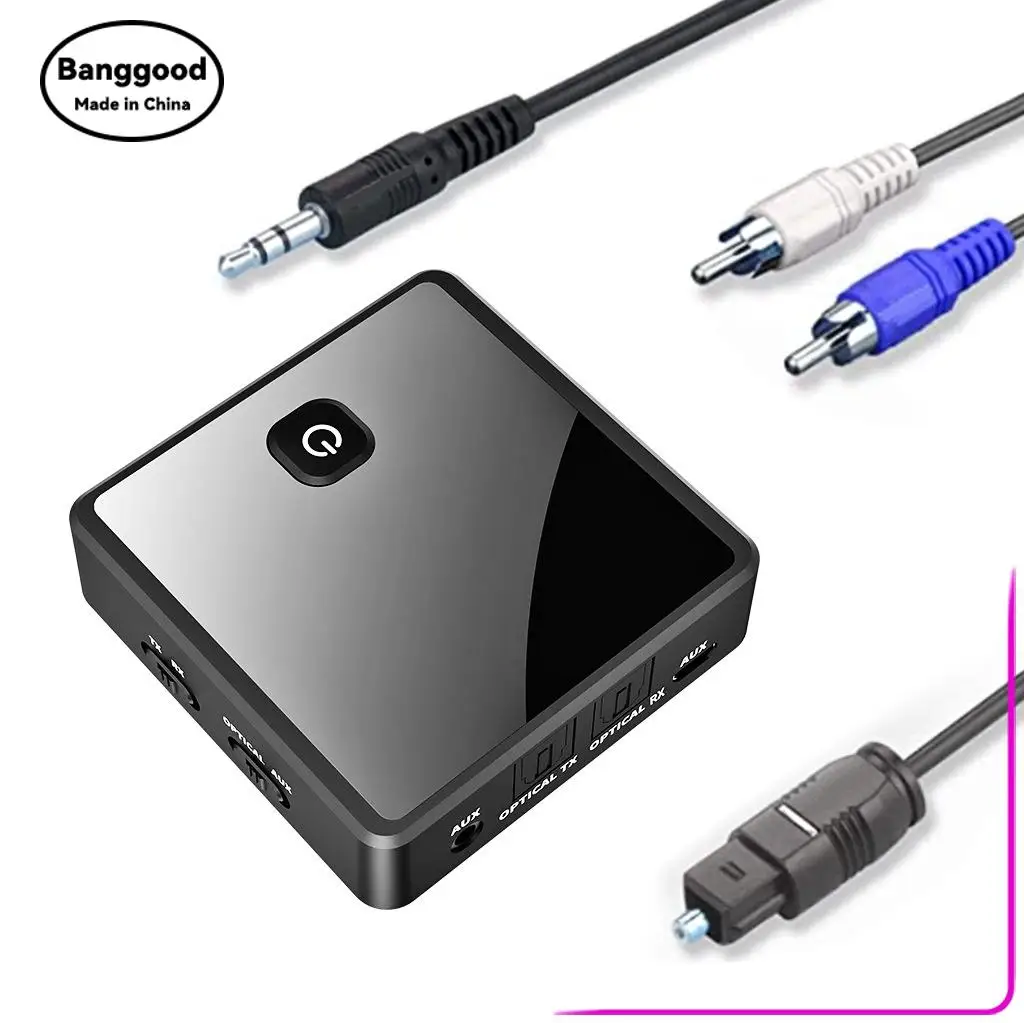 Zf380 беспроводной оптический оптоволоконный аудиоадаптер bluetooth 5