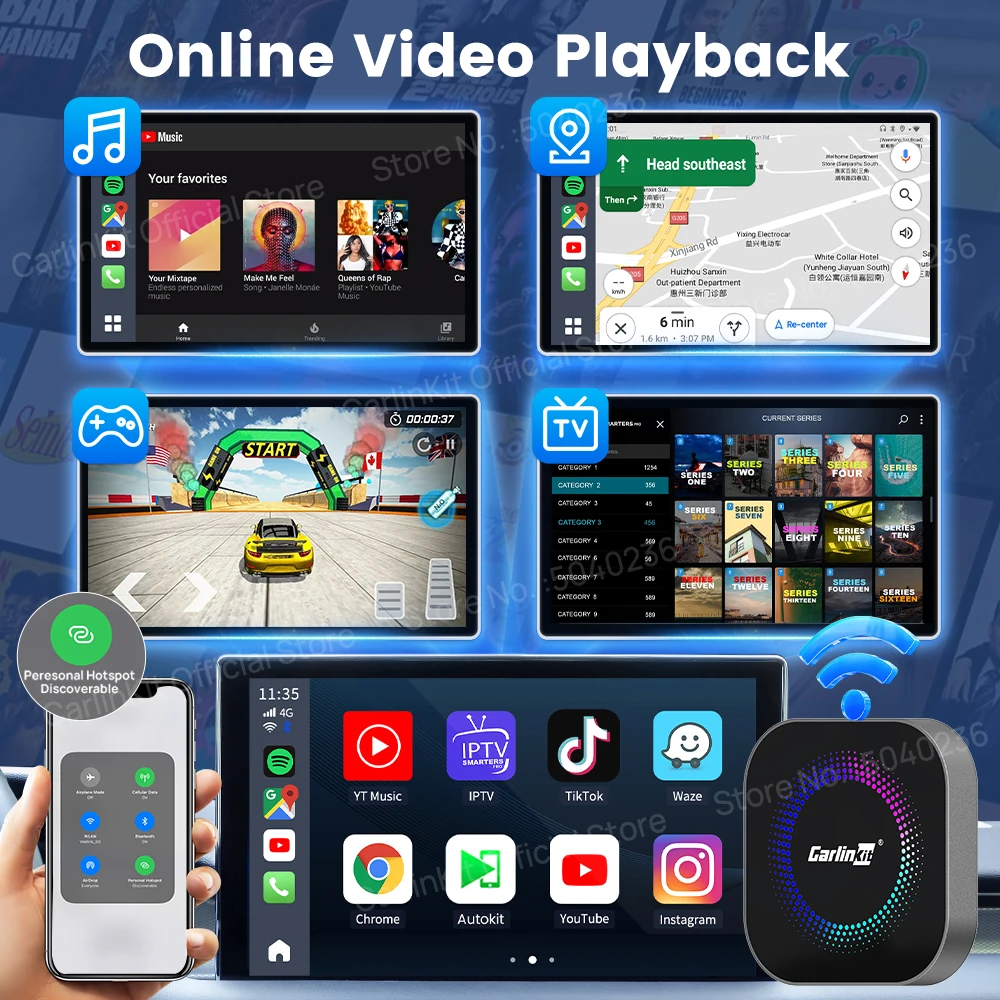 Android 13 tv box carlinkit wireless - Фотография_4