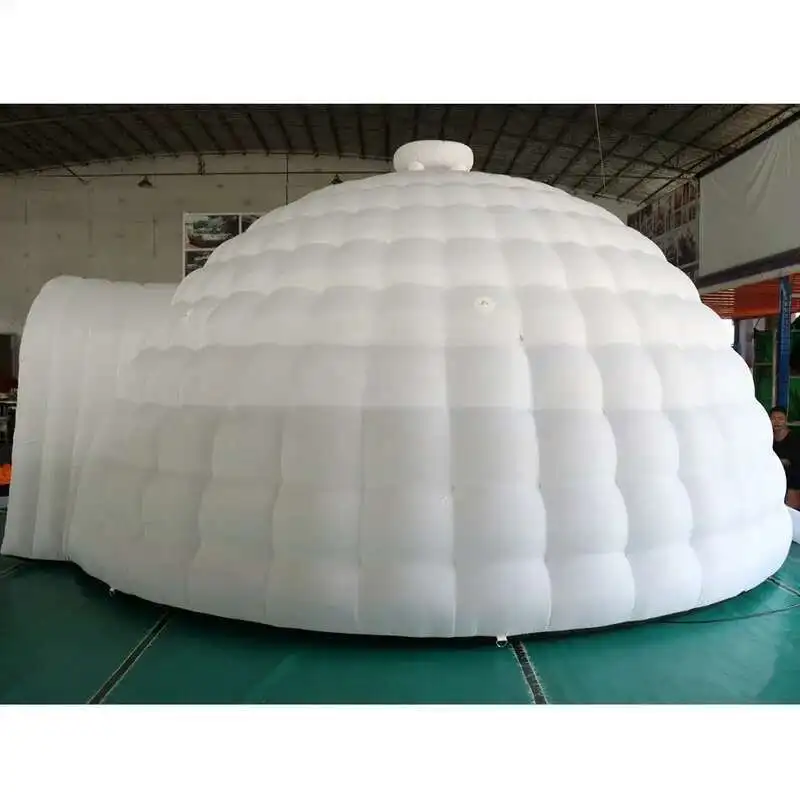 Маленькая палатка iatable white igloo dome 6x3 - Фотография_5