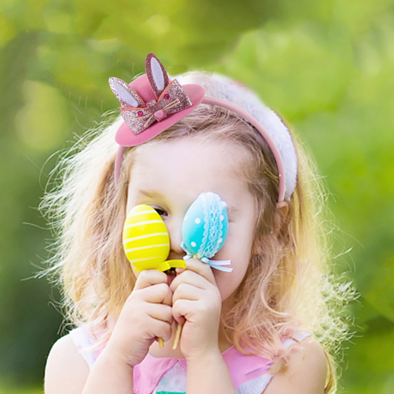 Повязка на голову с кроличьими ушками