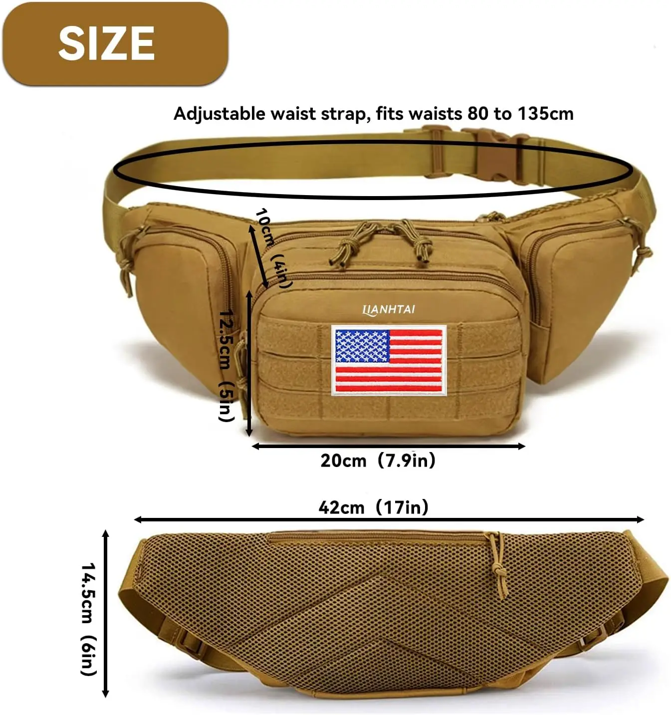 Поясная сумка fanny pack для мужчин - Фотография_4