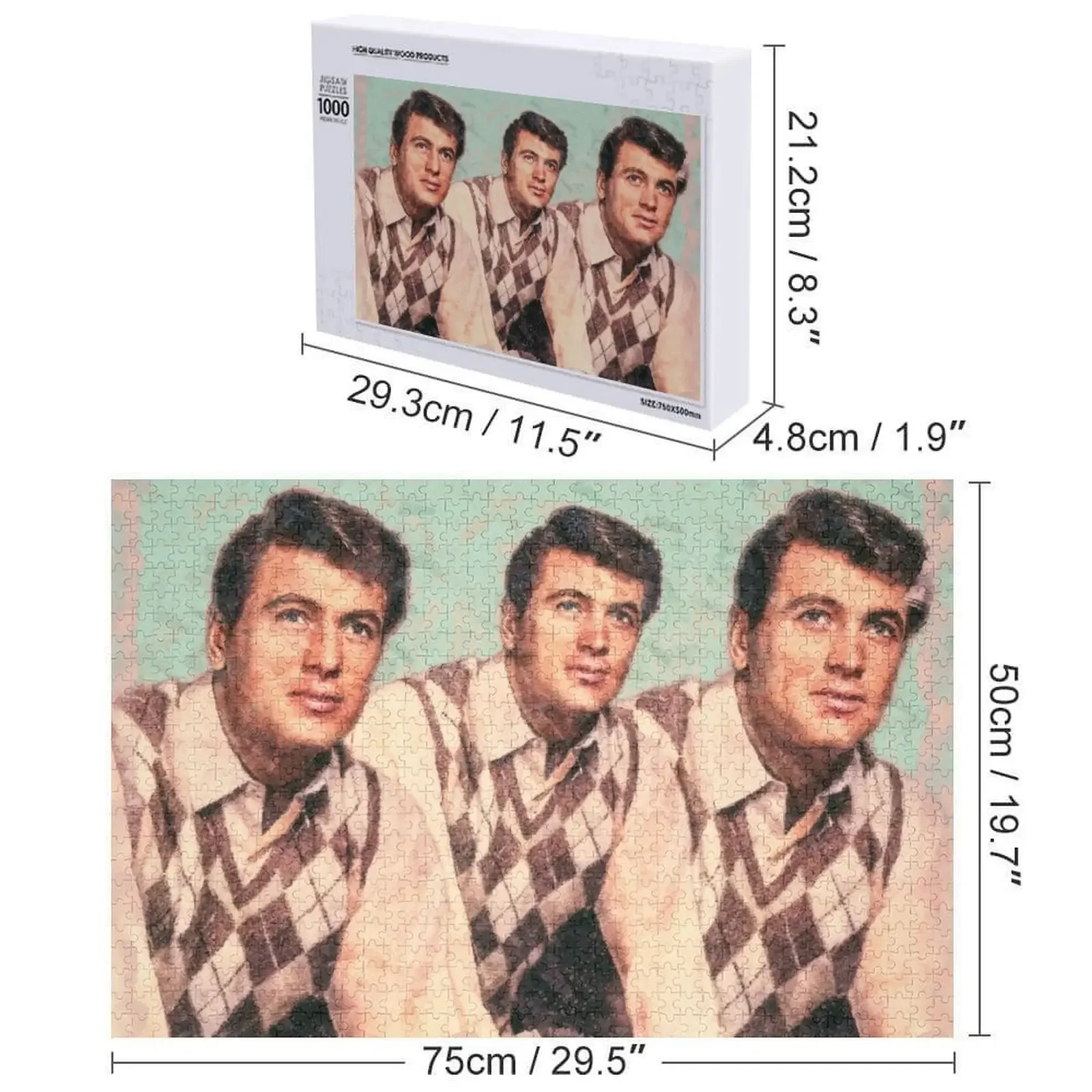 Рок хадсон пазл фото взрослый деревянные - Фотография_6