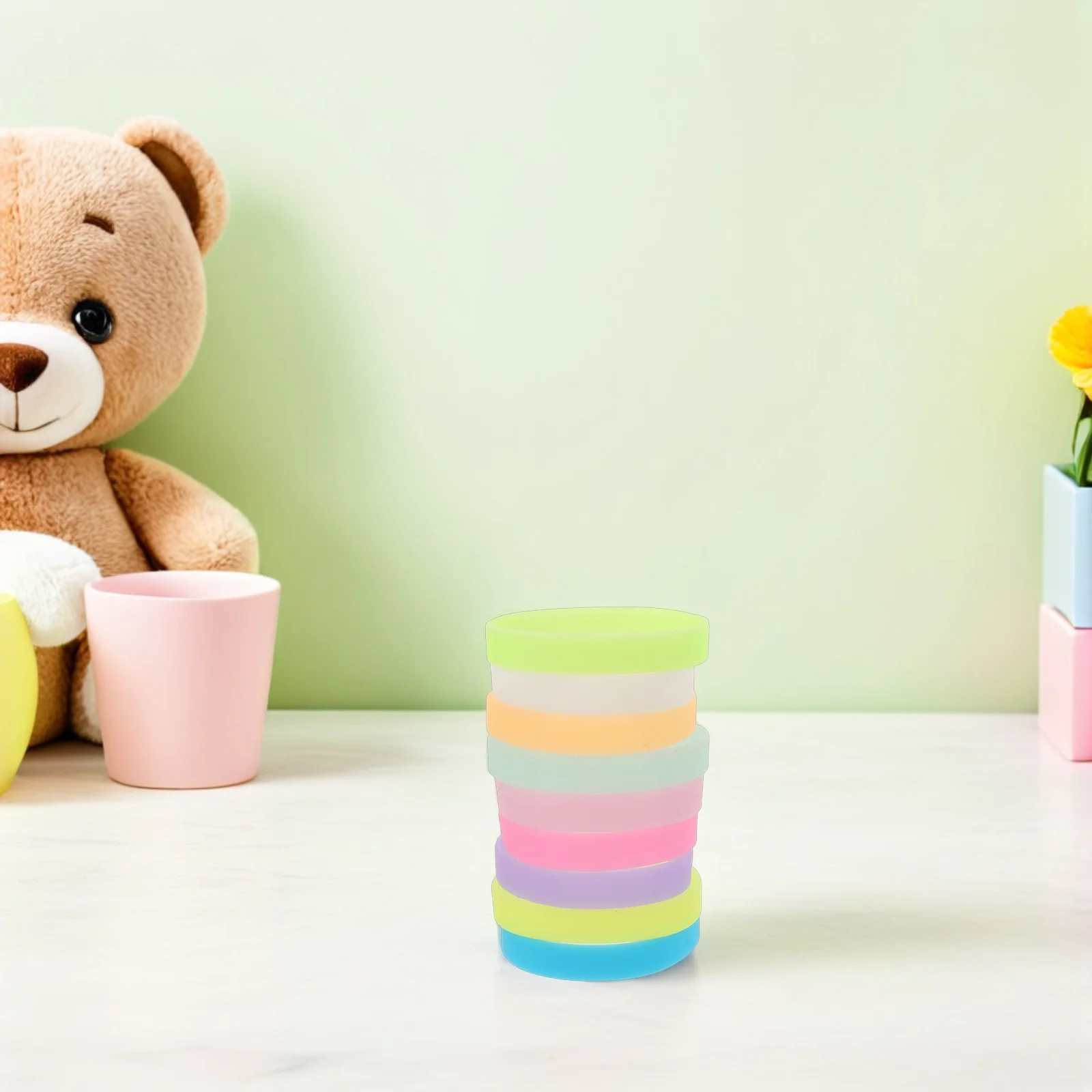 Светящиеся в темноте силиконовые браслеты - Фотография_3