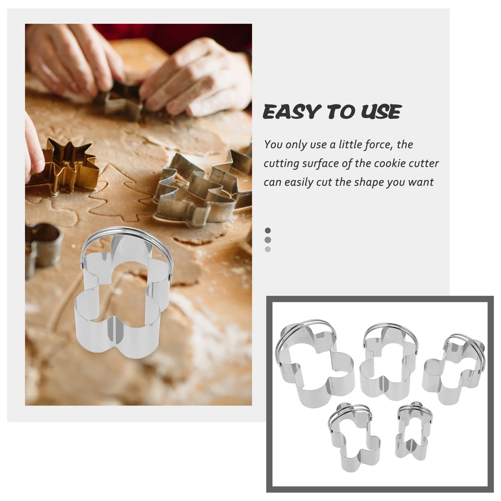 Набор формочек для печенья с муссовым кольцом