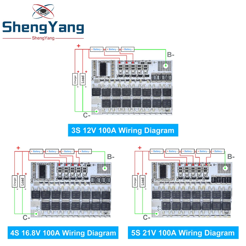 Защитная печатная плата 3s/4s/5s bms lmo ternary - Фотография_2