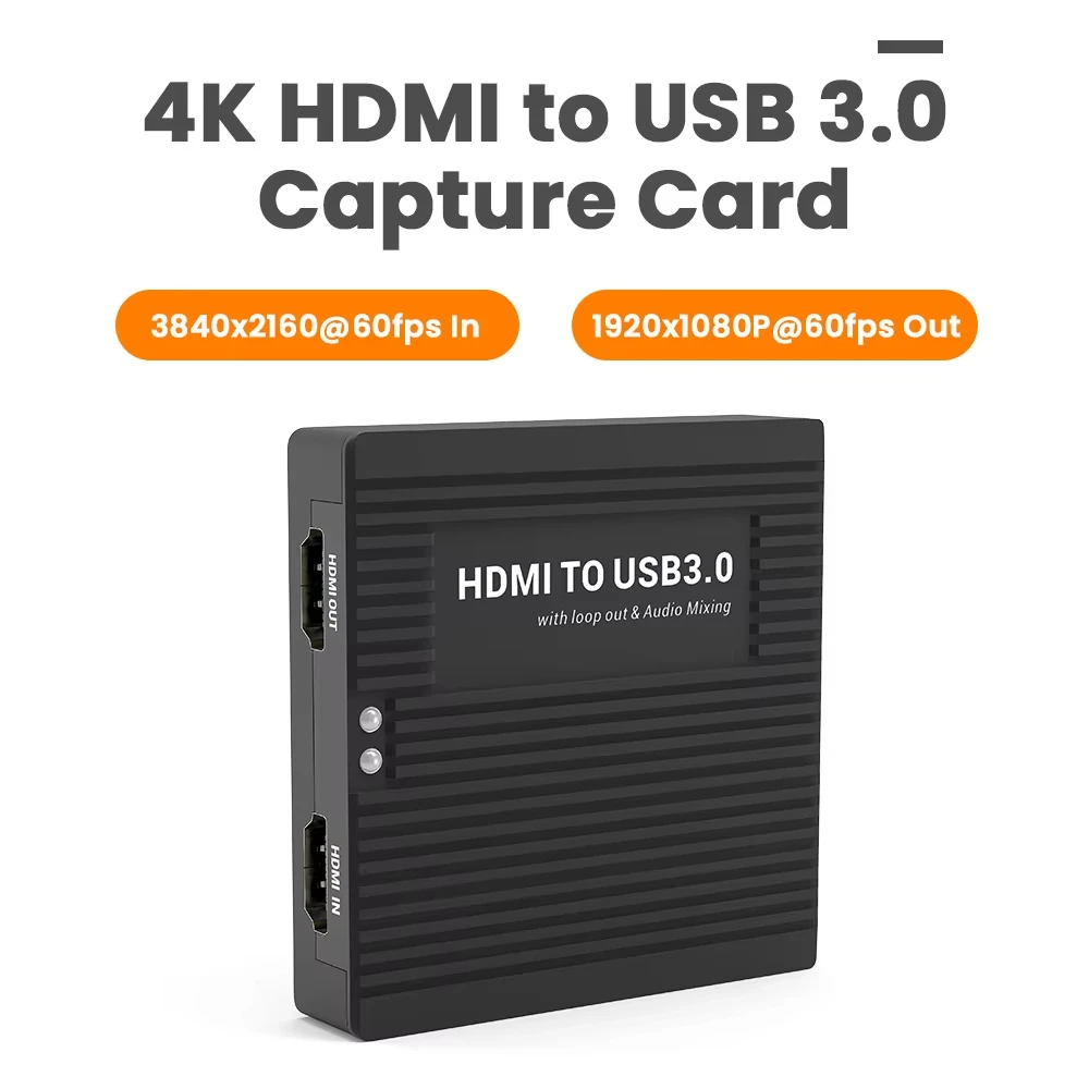 Lcc380 4k60 карта видеозахвата hdmi-usb3.0