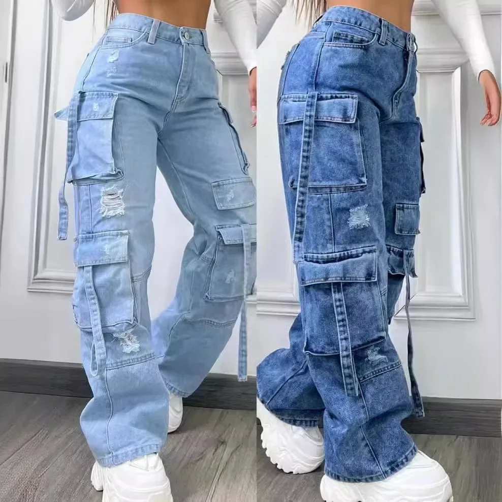 Женские джинсовые брюки